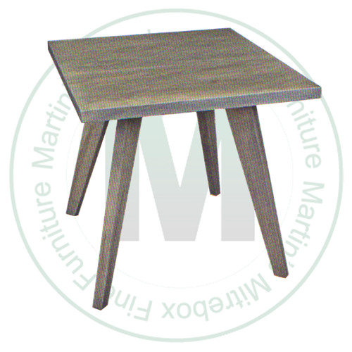 Pine Avenue End Table. End Table Dimensions 24'' Deep x 24'' Wide x 24'' High. ( Texture : Windswept. )
