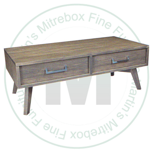 Pine Avenue Coffee Table 24'' Deep x 48'' Wide x 18'' High With 2 Drawers