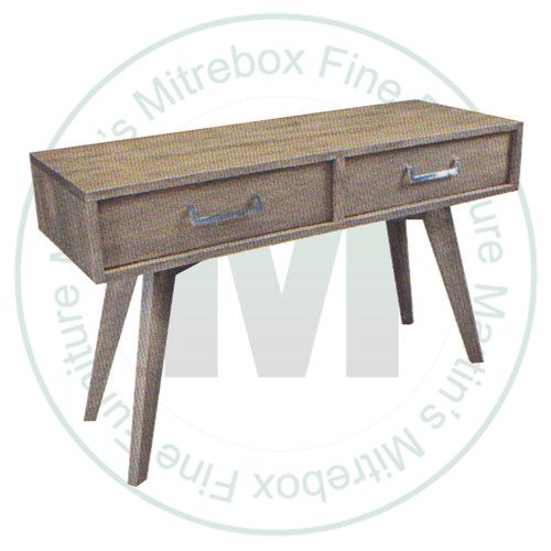 Pine Avenue 2 Drawer Sofa Table. Sofa Table Dimensions 18'' Deep x 48'' Wide x 30'' High. ( Texture : Windswept. Hardware : 219 Pulls. )
