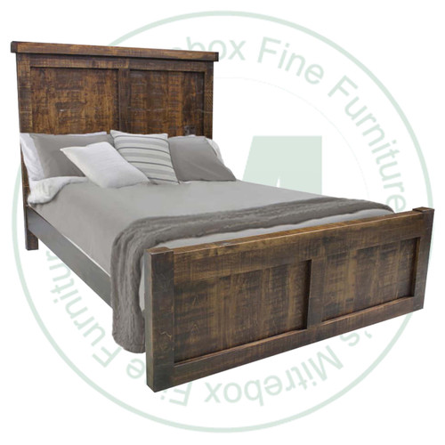 Oak Double Millwright Panel Bed