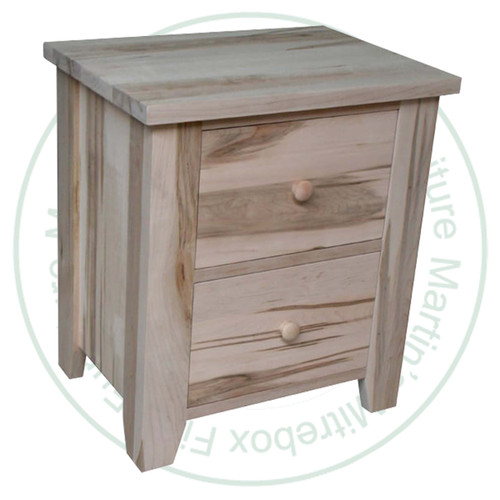 Maple Dakota 2 Drawer Nightstand