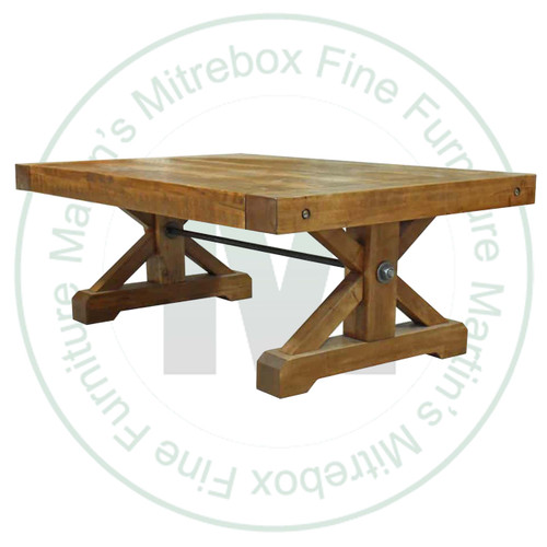 Oak Klondike Coffee Table 32''D x 48''W x 18''H