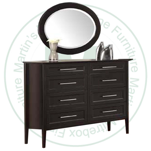 Oak Stockholm Double Dresser 19''D x 70.5''W x 45''H With 8 Drawers