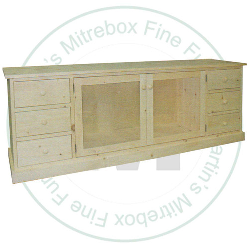 Maple Cottage 2 Door 2 Drawer Wide HDTV Cabinet