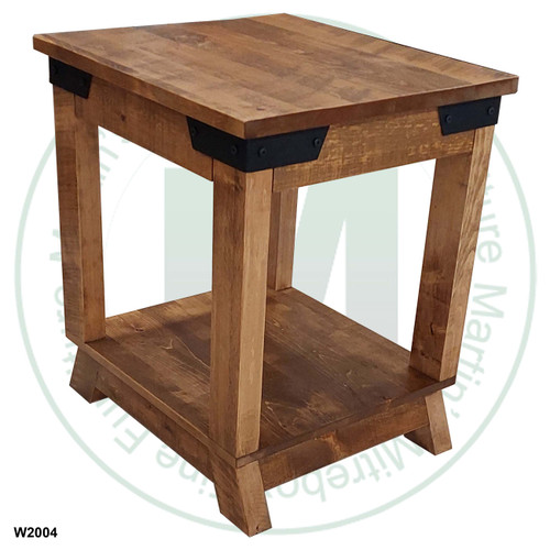 Pine Hamilton Open End Table 23''W x 27''H x 21''D