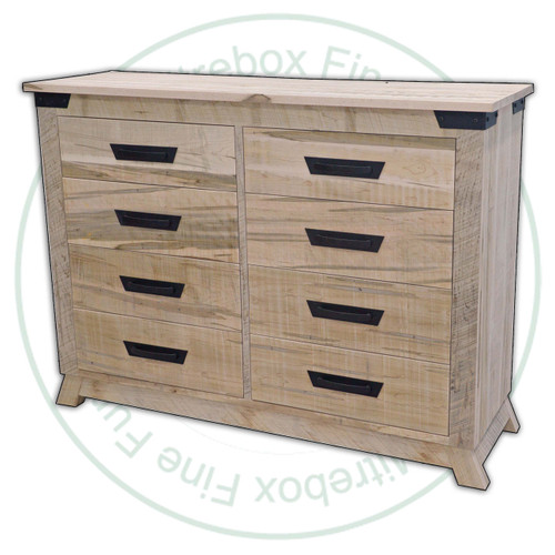 Wormy Maple Hamilton Dresser 61''W x 45''H x 19''D With 8 Drawers