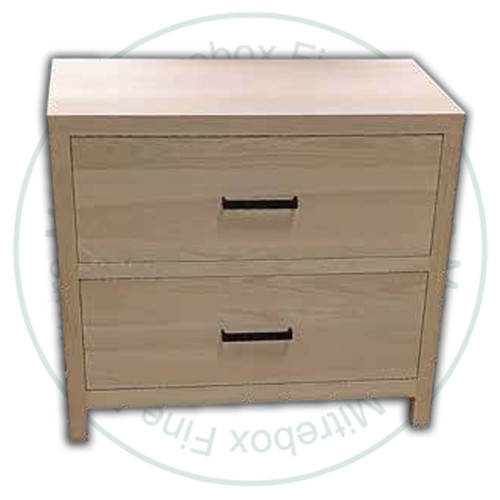 Maple Tanner Lateral Filing Cabinet 36''W x 31''H x 20''D With 2 Drawers