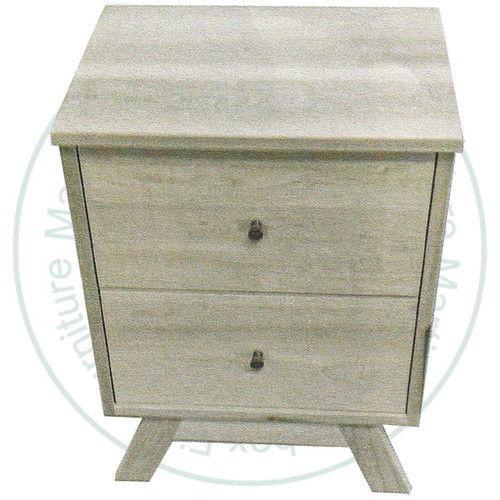 Maple Xander 2 Drawer Night Stand