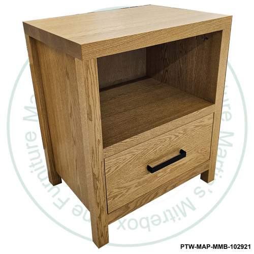 Wormy Maple Tanner 1 Drawer Night Stand
