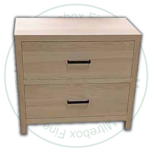 Wormy Maple Tanner Lateral Filing Cabinet 36''W x 31''H x 20''D With 2 Drawers