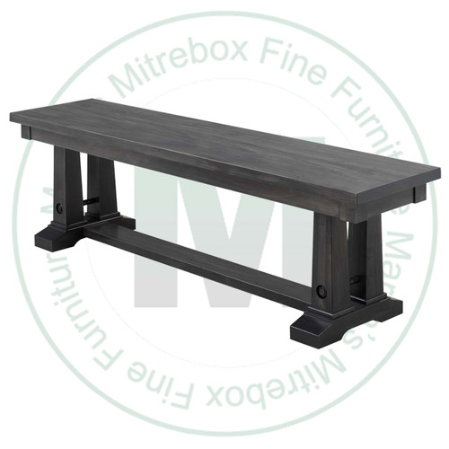 Maple Shechem Bench 14''D x 42''W x 18''H