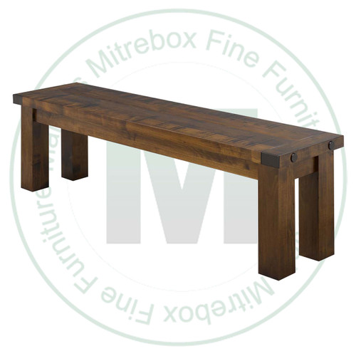 Oak Grimshaw Bench 14''D x 48''W x 18''H