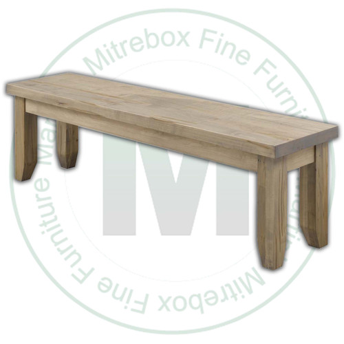 Maple Mansfield Bench 14''D x 42''W x 18''H