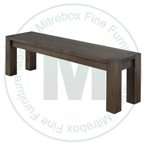 Oak West End Bench 14''D x 78''W x 18''H