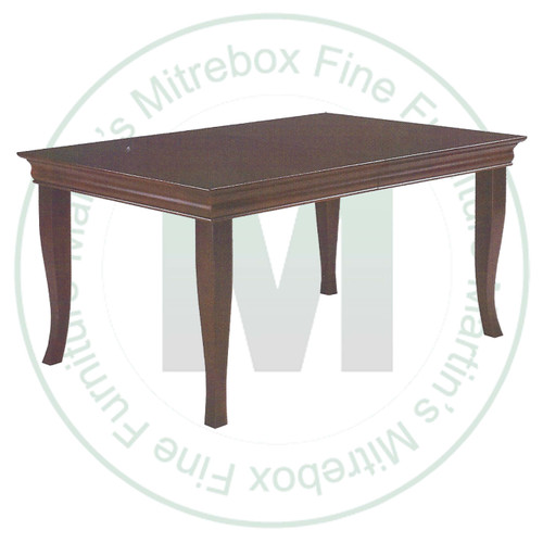 Maple French Riviera Extension Harvest Table 36''D x 48''W x 30''H With 2 - 12'' Leaves
