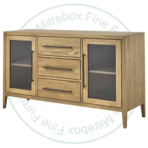 Oak Denmark Sideboard 18'' Deep x 60'' Wide x 36''H