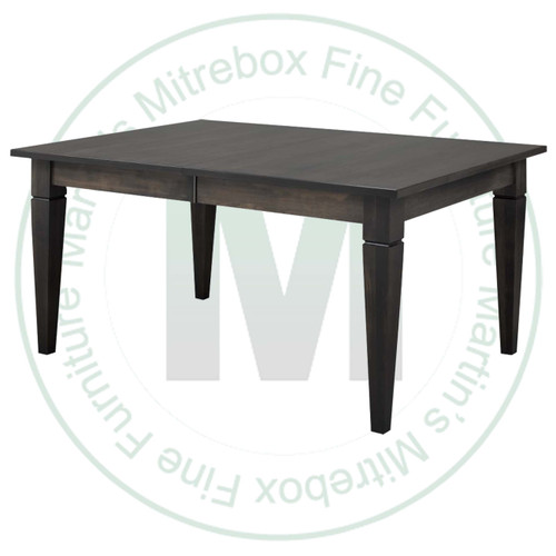 Maple Reesor Solid Top Harvest Table 36''D x 60''W x 30''H Table Has 1.25'' Thick Top And 2 - 16'' Extensions
