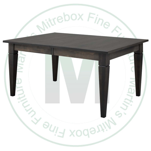 Wormy Maple Reesor Extension Harvest Table 36''D x 60''W x 30''H With 2 - 12'' Leaves Table Has 1.25'' Thick Top