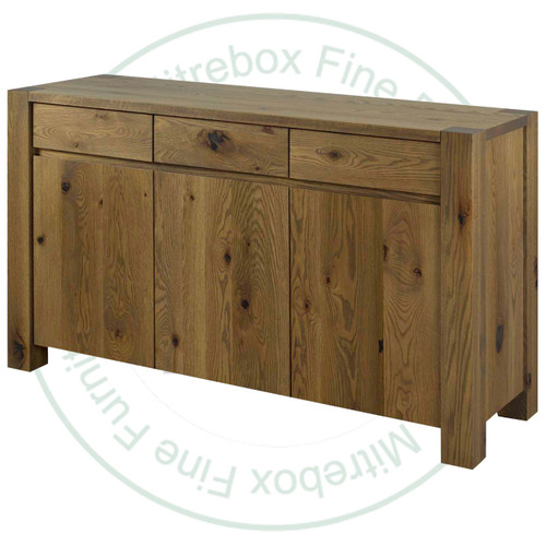 Oak Marx Sideboard 19'' Deep x 60'' Wide x 36''H