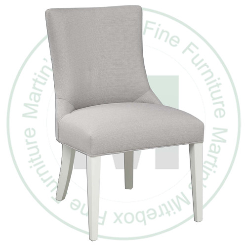 Maple Kolding Side Chair With Fabric Seat And Back