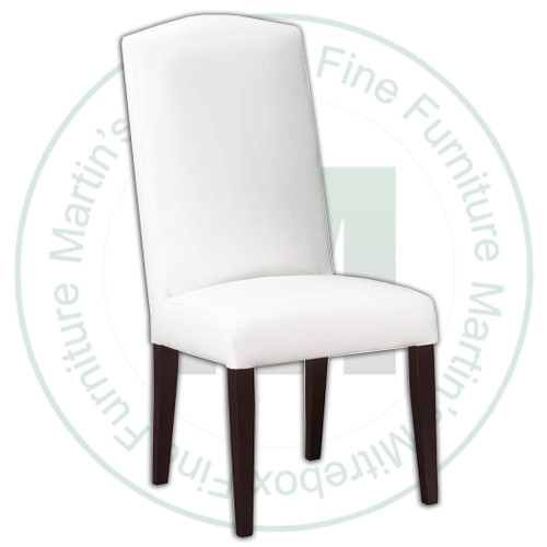 Wormy Maple Royal Canadian Side Chair With Fabric Seat