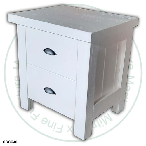 Pine Frontier Nightstand 24''W x 26''H x 18.5''D