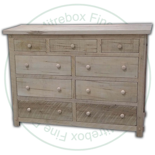 Pine Settlers Dresser 20''D x 56''W x 41''H With 9 Drawers