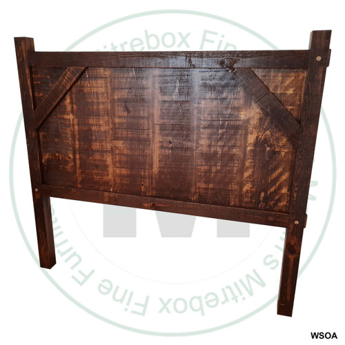 Pine Settlers Double Headboard 4''D x 62.5''W x 58''H