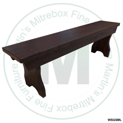 Pine Flat Top Bench 12''D x 96''W x 18''H