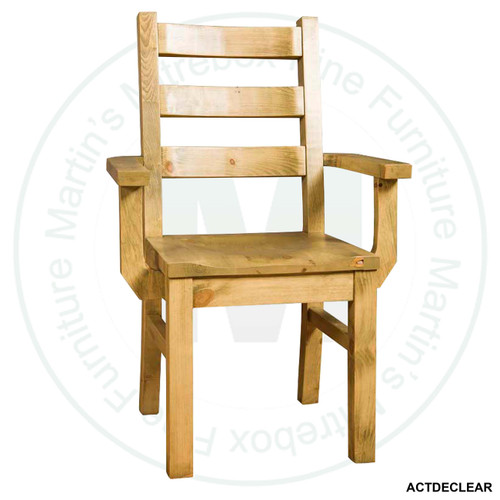 Timber Ladderback Arm Chair