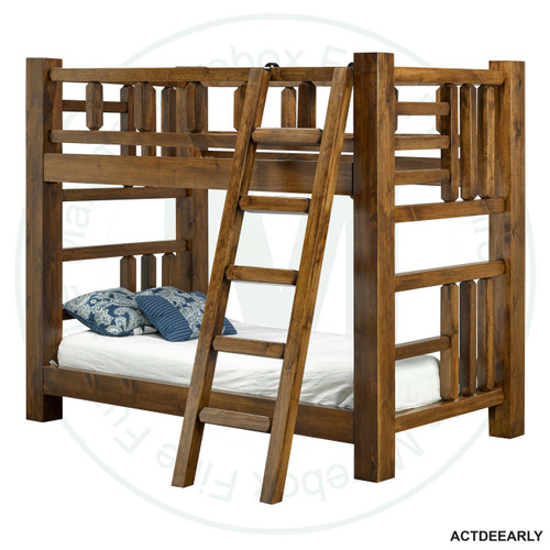 Timber Double Over Double Bunk Bed