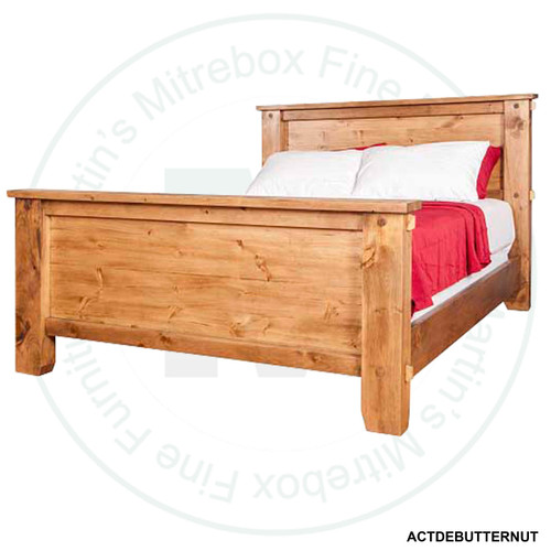 Double Timber River Panel Bed