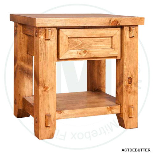 Timber River 1 Drawer Nightstand