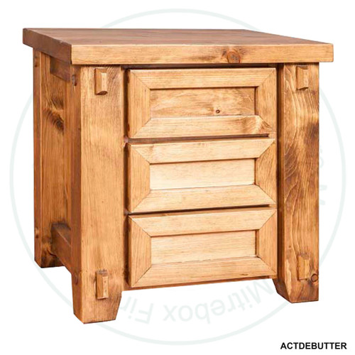 Timber River 3 Drawer Nightstand