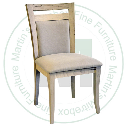 Maple Elora Side Chair With Wood Seat