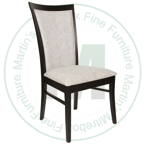 Maple Belwood Side Chair With Upholstered Seat and Back