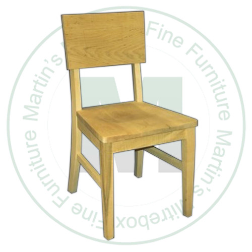 Maple Kirkland Side Chair With Wood Seat