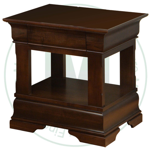 Maple Phillipe End Table 23''D x 23''W x 26''H