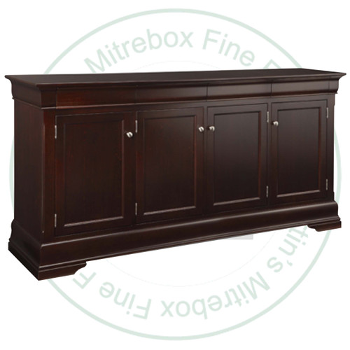 Oak Phillipe 4 Drawer Sideboard