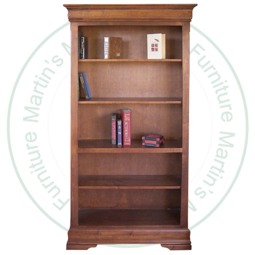 Wormy Maple Phillipe 3 Shelf Bookcase