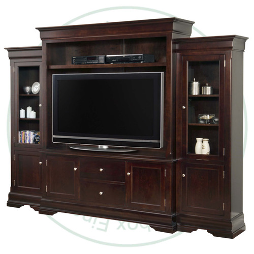 Wormy Maple Phillipe 4 Piece TV Centre for 60" TV 20''D x 111''W x 84.5''H