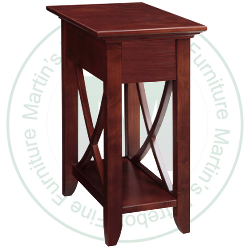 Wormy Maple Florence Chair Side Table