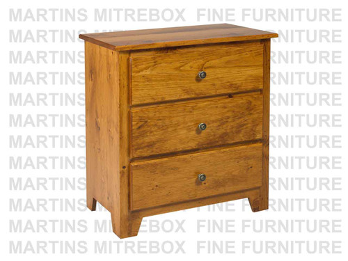 Maple Havelock Chest of Drawers 18''D x 30''W x 34''H With 3 Drawers