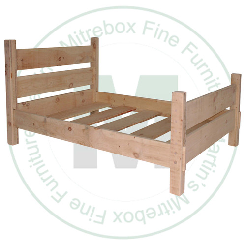 Wormy Maple Barn Fence Originals King Bed
