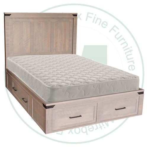 Oak Double Kenora Platform Bed