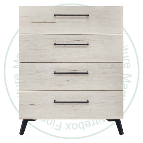 Wormy Maple Mondo 4 Drawer Chest