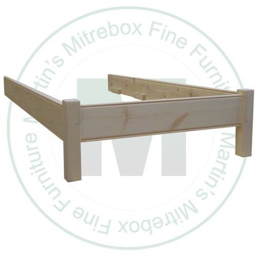 Maple Universal Queen Condo Bed to Match any Headboard
