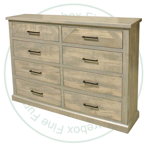 Wormy Maple Bonanza 8 Drawer Dresser