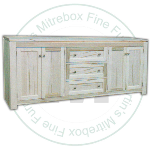 Pine Tweedsdale 4 Door 3 Drawer Buffet