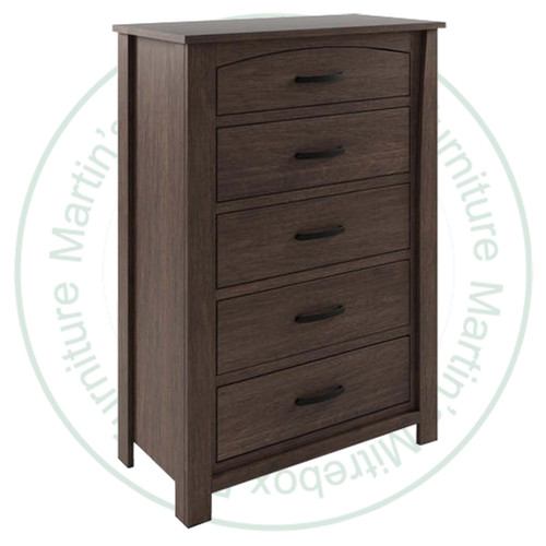 Oak Westridge 5 Drawer Chest